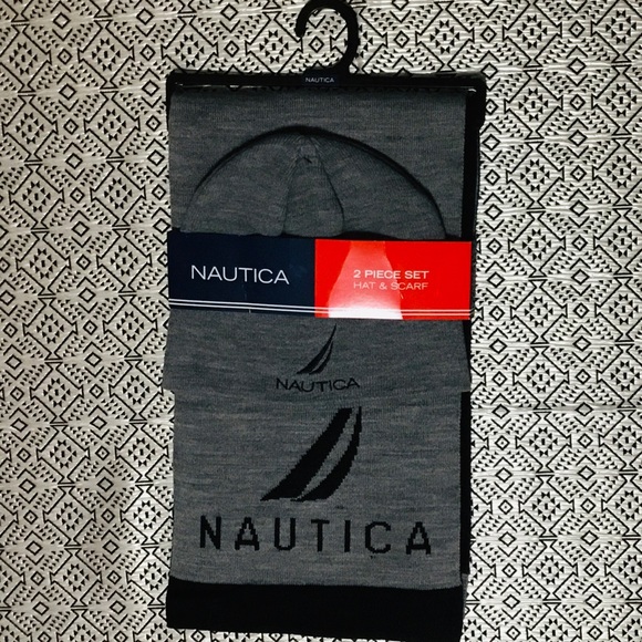 nautica hat and scarf set
